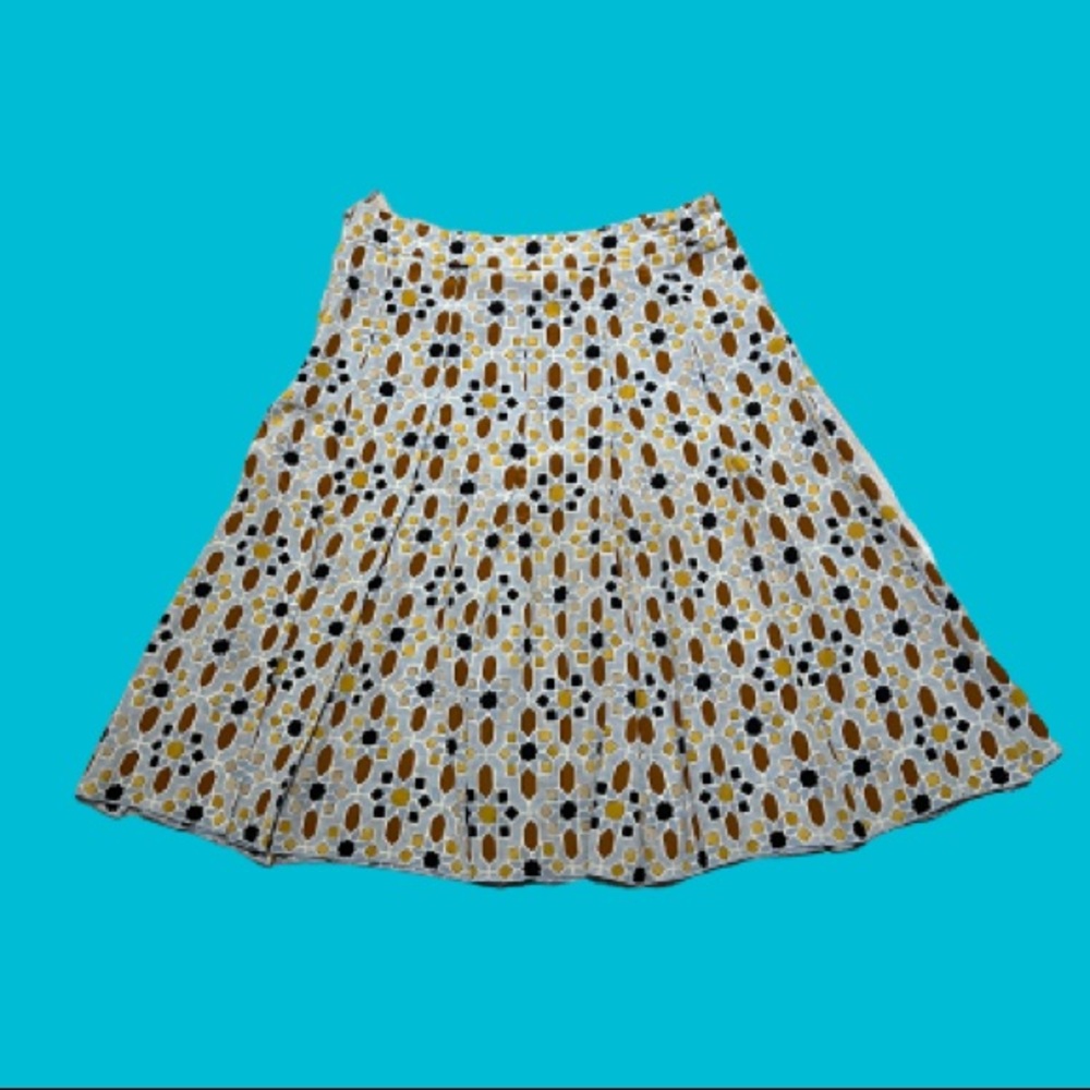 Prada Printed Knee-Length Skirt Size M US6, IT 42